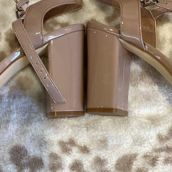 ABOUND Patent Leather Nude High Heel Sandal, Size 10 - Picture 9 of 13